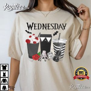 Addams Family Coffee Trendy Nevermore Academy T Shirt 2