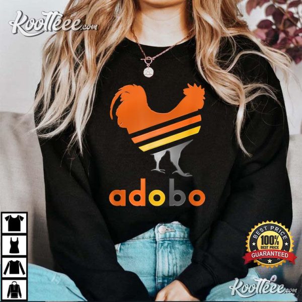 Adobo Chicken Summer Color Stripes Style Mother’s Day T-Shirt