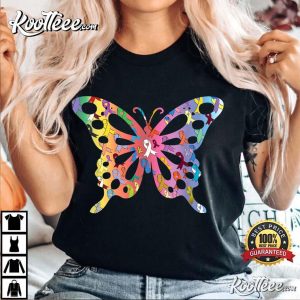 All Cancer Matters Butterfly All Ribbons T-Shirt All Cancer Matters Butterfly All Ribbons T-Shirt