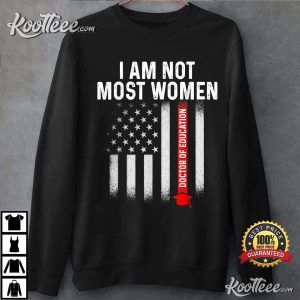 American Flag Doctor Of Education Doctorate Graduation T Shirt 1