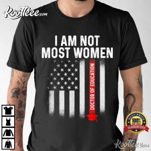 American Flag Doctor Of Education Doctorate Graduation T-Shirt