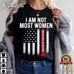 American Flag Doctor Of Education Doctorate Graduation T Shirt 3