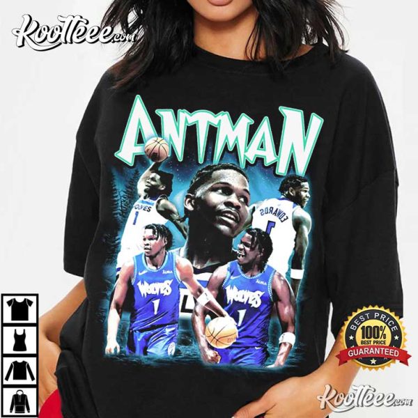 Anthony Edwards Antman Minnesota Timberwolves T-Shirt