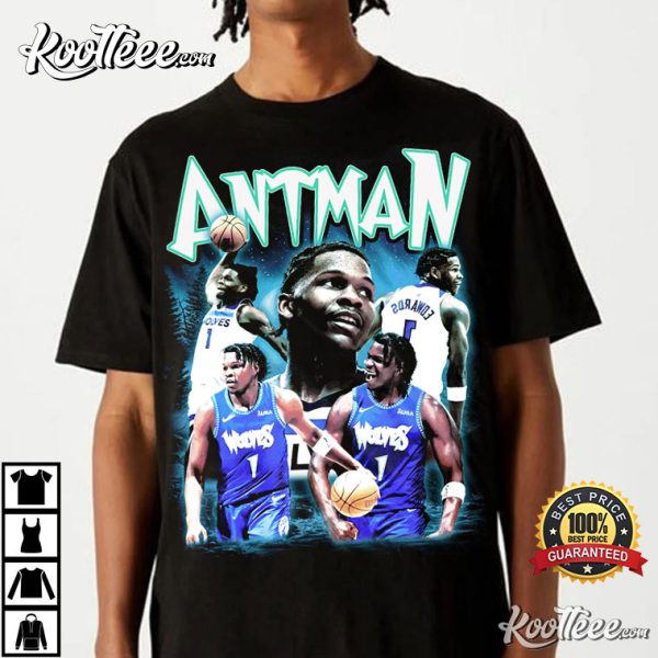 Anthony Edwards Antman Minnesota Timberwolves T-Shirt