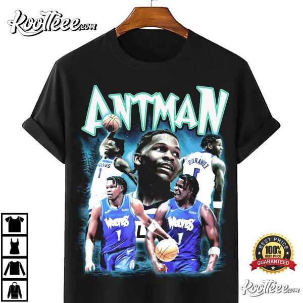 Anthony Edwards Antman Minnesota Timberwolves T-Shirt