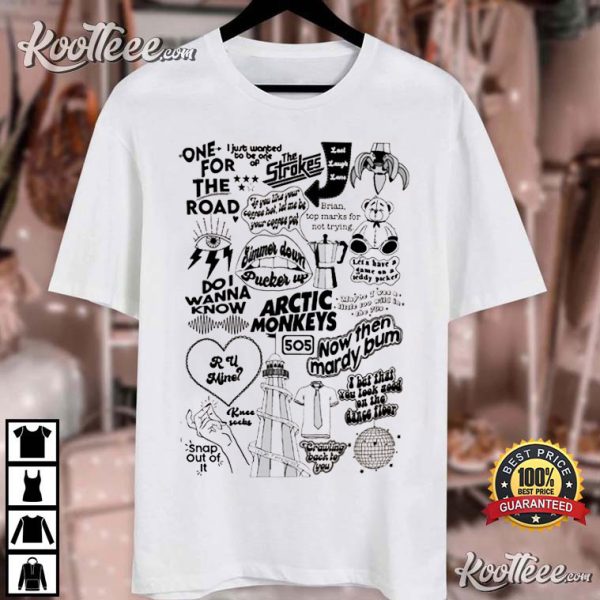 Arctic Monkeys Album Tracklist T-Shirt