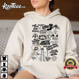 Arctic Monkeys Album Tracklist T Shirt 4