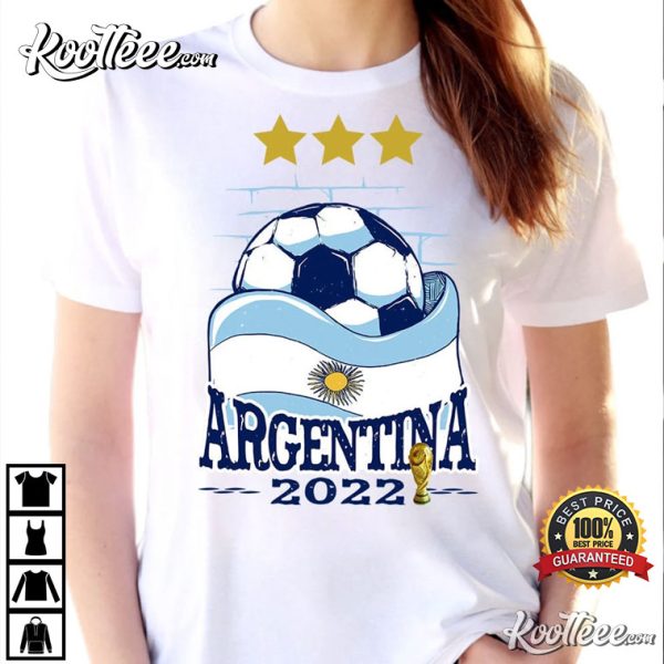 Argentina Qatar World Cup 2022 Champion T-Shirt