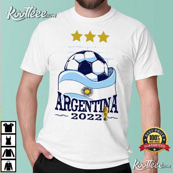 Argentina Qatar World Cup 2022 Champion T-Shirt