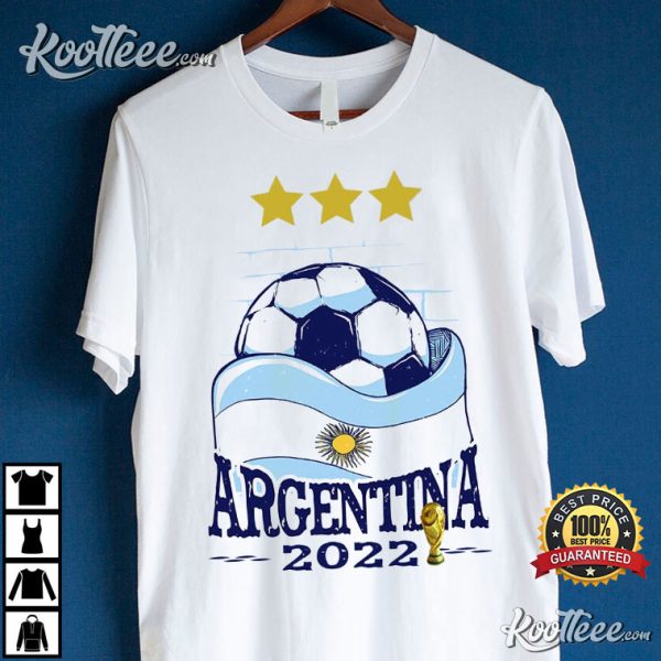 Argentina Qatar World Cup 2022 Champion T-Shirt