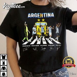 Argentina World Cup Squad 2022 Lionel Messi Emiliano Martinez T-Shirt Argentina World Cup Squad 2022 Lionel Messi Emiliano Martinez T S
