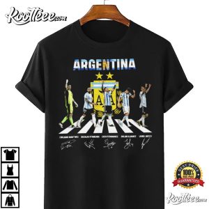 Argentina World Cup Squad 2022 Lionel Messi Emiliano Martinez T-Shirt Argentina World Cup Squad 2022 Lionel Messi Emiliano Martinez T S 4