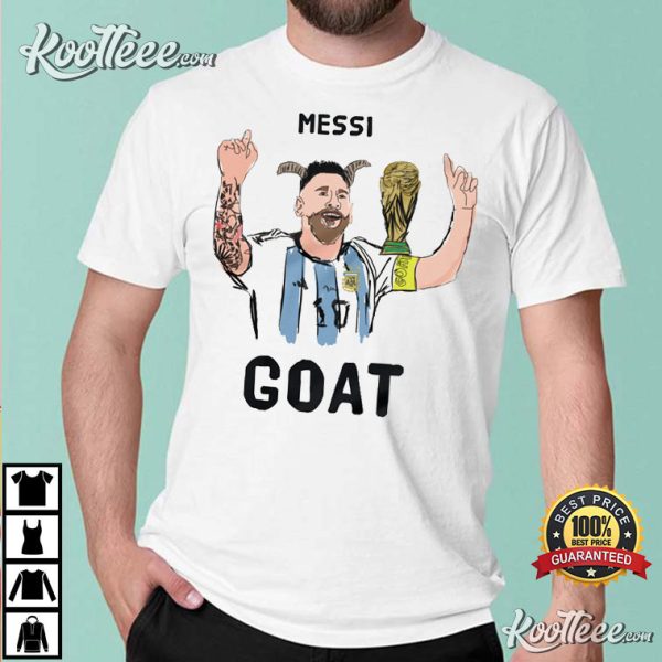 Argentina World Cup Winner 2022 Legend Lionel Messi T-Shirt