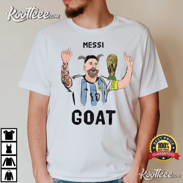 Argentina World Cup Winner 2022 Legend Lionel Messi T-Shirt