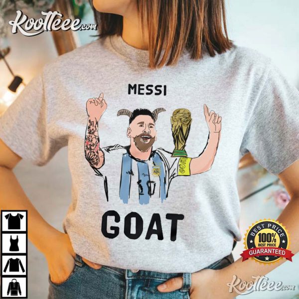 Argentina World Cup Winner 2022 Legend Lionel Messi T-Shirt