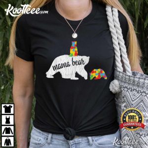 Autism Awareness Mama Bear Autistic Kids T-Shirt Autism Awareness Mama Bear Autistic Kids T Shirt 1