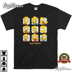 Bart Simpson Moods The Simpson T Shirt 4