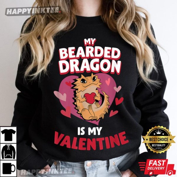 Bearded Dragon Is My Valentine T-Shirt