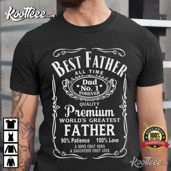 Best Father All Time Dad No1 Special Gift For Father’s Day T-shirt