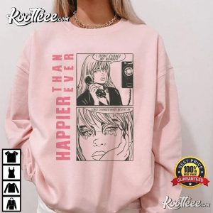 Billie Eilish Happier Than Ever Album T Shirt 1