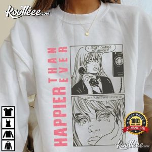 Billie Eilish Happier Than Ever Album T Shirt 2