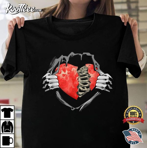 Broken Heart Heartbroken Sad Valentine’s Day T-Shirt