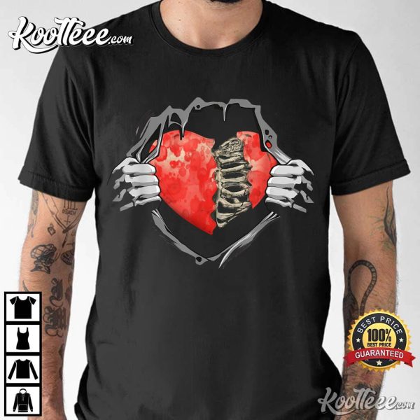 Broken Heart Heartbroken Sad Valentine’s Day T-Shirt