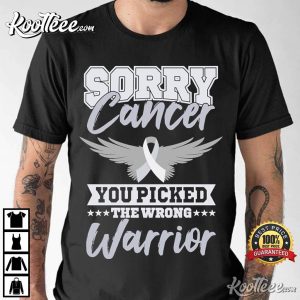 Cancer Picked The Wrong Warrior T Shirt 2