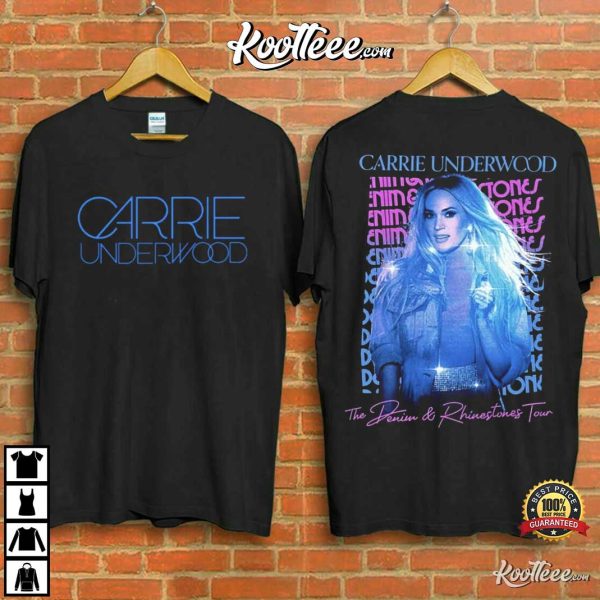 Carrie Underwood Denim And Rhinestones Tour 2022 Merch T-Shirt