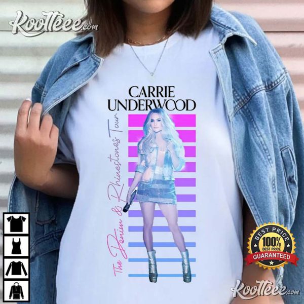 Carrie Underwood The Denim Rhinestones America Tour T-Shirt