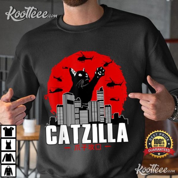 Catzilla Cute Cat Stuff For Cat Lover T-Shirt