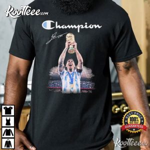 Champion Lionel Messi Argentina Signature T-Shirt Champion Lionel Messi Argentina Signature T Shirt 1
