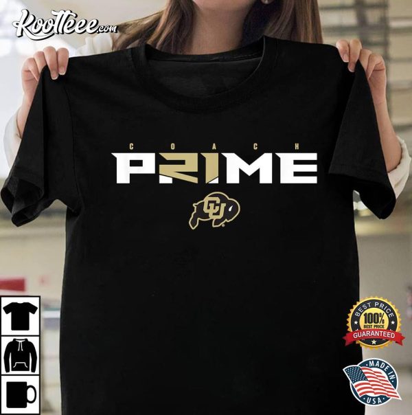 Coach Prime Deion Sanders Colorado Buffaloes Signature T-Shirt