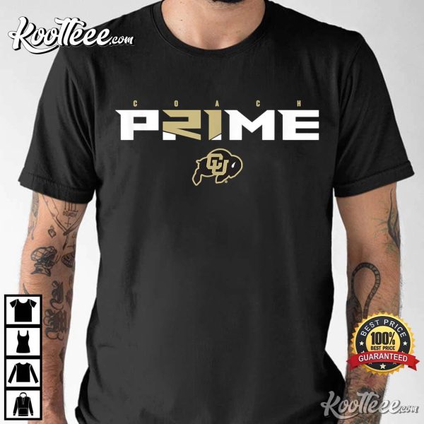 Coach Prime Deion Sanders Colorado Buffaloes Signature T-Shirt