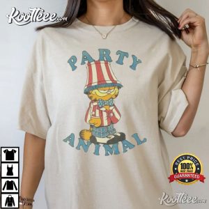 Cute Garfield Party Animal T-Shirt Cute Garfield Party Animal T Shirt 2