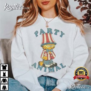 Cute Garfield Party Animal T-Shirt Cute Garfield Party Animal T Shirt 4