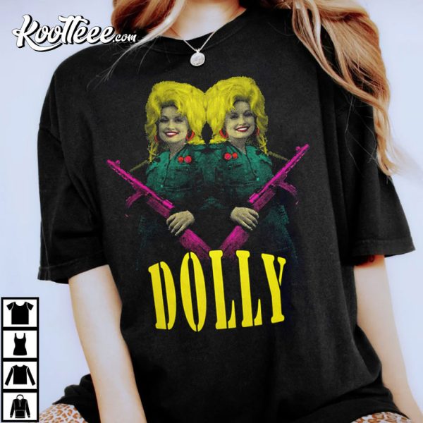 Dolly Army Screen Printed Shirt, Dolly Parton Gift For Fan T-Shirt