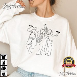 Donna And The Dynamos Single Line Art T-shirt Donna And The Dynamos Single Line Art T shirt 1