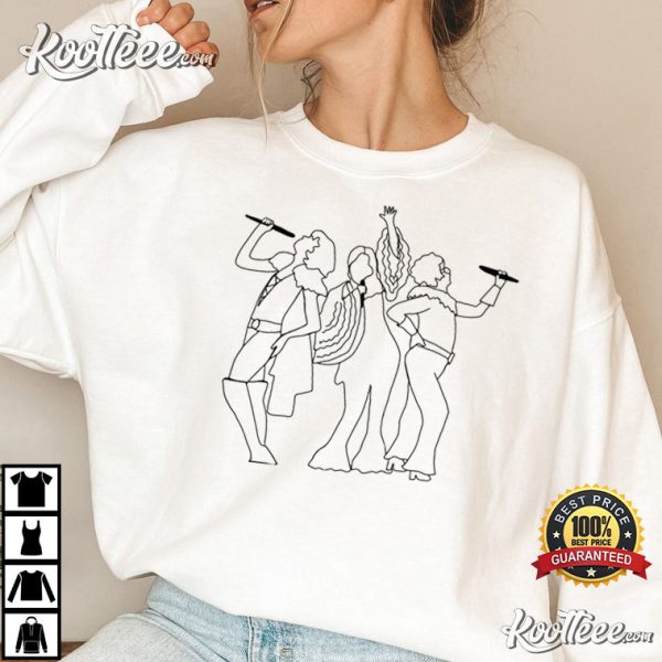 Donna And The Dynamos Single Line Art T-shirt