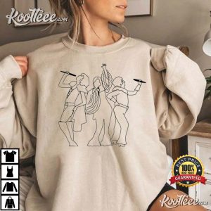 Donna And The Dynamos Single Line Art T-shirt Donna And The Dynamos Single Line Art T shirt 2