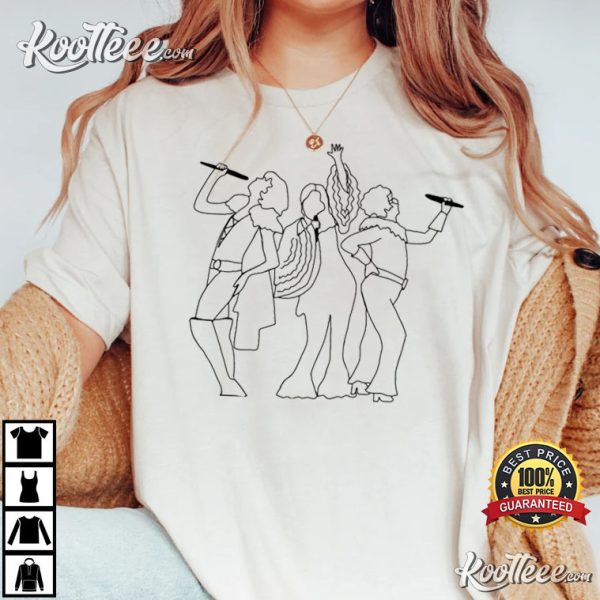 Donna And The Dynamos Single Line Art T-shirt