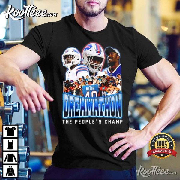 Dreamathon Von Miller Vintage 90s Style NFL T-Shirt