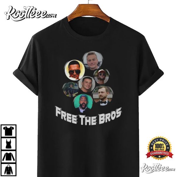 Free The Bros Zack Morris PJ Hugh Henne Mystic Mac T-Shirt