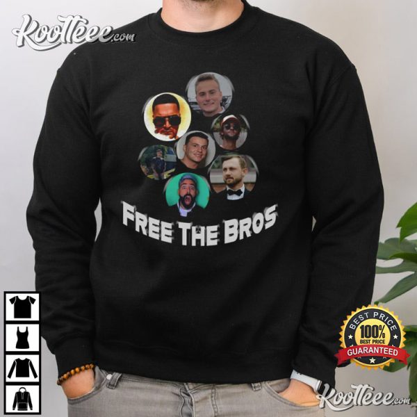 Free The Bros Zack Morris PJ Hugh Henne Mystic Mac T-Shirt