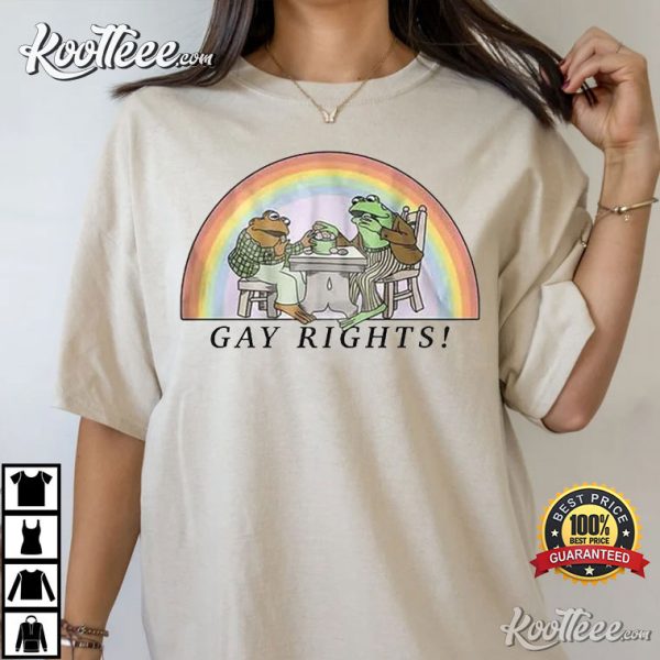Frog & Toad Say Gay Rights LGBT Pride Proud T Shirt