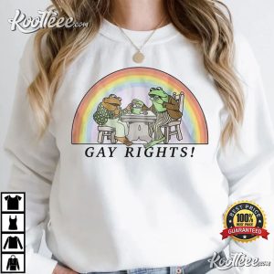 Frog Toad Say Gay Rights LGBT Pride Proud T Shirt 3
