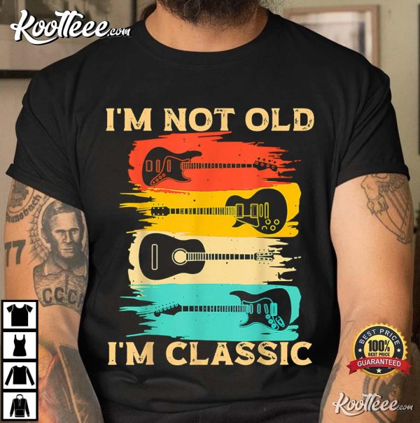Funny Guitar Design Gift For Guitar Lovers T-Shirt