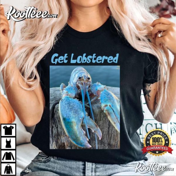 Funny Jumpscare Lobster Meme Blue Crustacean T-Shirt