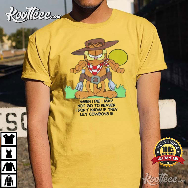 : Garfield Cat The Cowboy T-Shirt : Clothing, Shoes & Jewelry