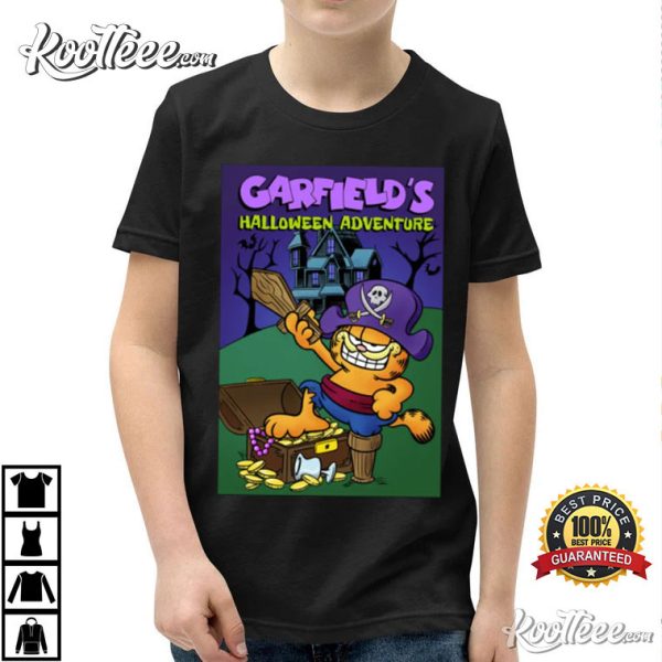 Garfield Halloween Retro 80s Funny T-Shirt